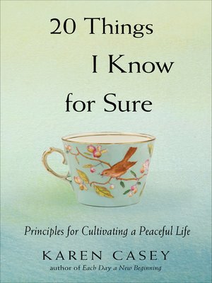 cover image of 20 Things I Know for Sure
